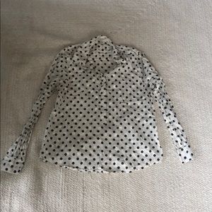 J Crew Polka Dot Popover
